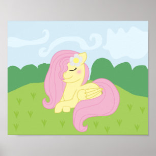 Mlp Fluttershy gezeichnet in eigenem Artplakat! Poster