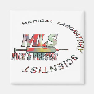 MLS NICE UND PRECISE MEDICAL LABORY WISSENSCHAFTLE MAGNET