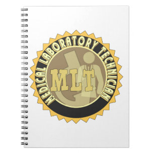 MLT ABZEICHEN MEDICAL LABORATORY TECHNICIAN NOTIZBLOCK