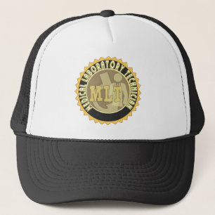 MLT ABZEICHEN MEDICAL LABORATORY TECHNICIAN TRUCKERKAPPE