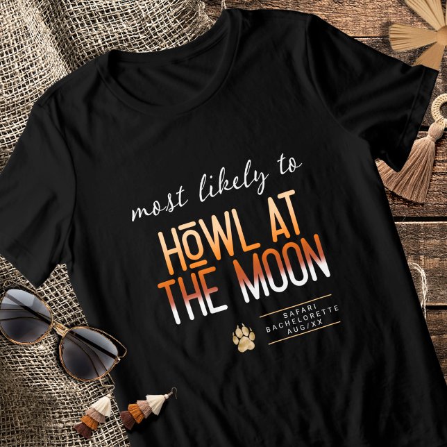 MLT Howl am Mond Bachelorette ID1156 Tri-Blend Shirt (Von Creator hochgeladen)