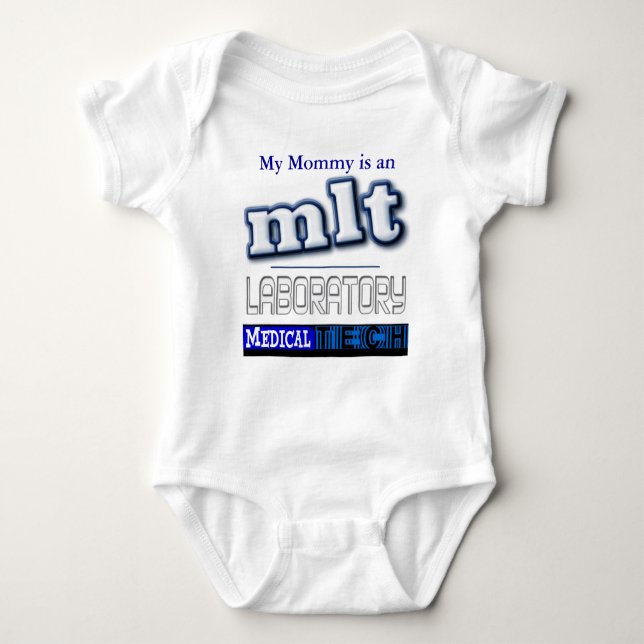 MLT LOGO - LABORmedizinische TECHNOLOGIE Baby Strampler (Vorderseite)