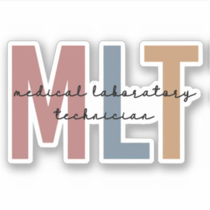 MLT Medizinischer Labortechniker Medizinischer Lab Aufkleber