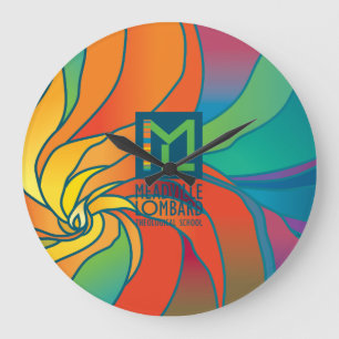 MLTS Chalice-Kunst-Uhr Große Wanduhr
