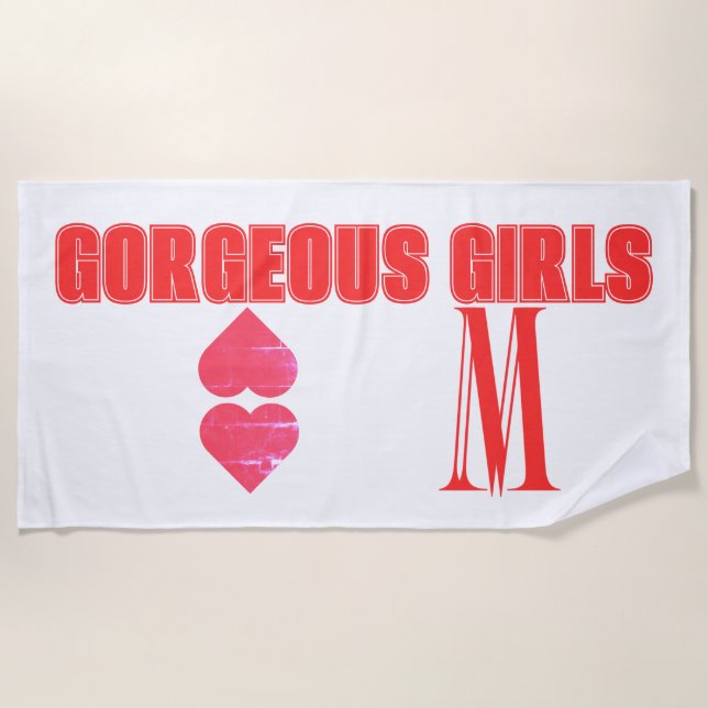 MM Women's Beach Handtuch (Vorderseite)