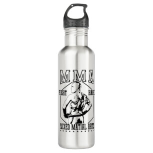 MMA "Fight Hard" Kämpfer Edelstahlflasche