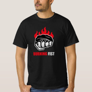 MMA-Kämpfer Brennende Faust T-Shirt