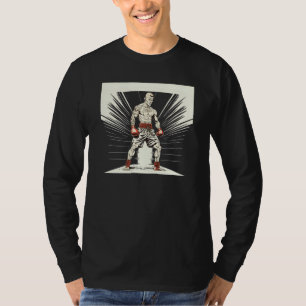MMA und Boxen alter Mann Käfig und Free Fighting B T-Shirt