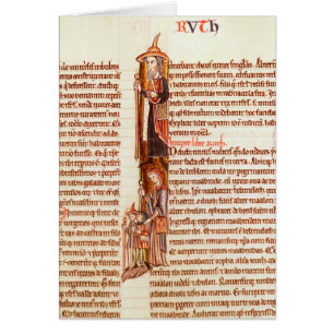Mme 21 fol.97 Ruth et Boaz, d'une bible