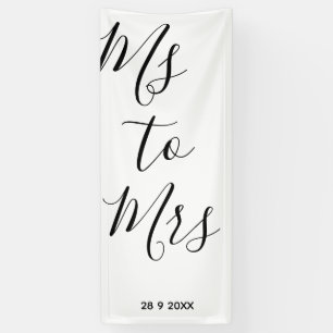 Mme à Mme Douche nuptiale Bannière
