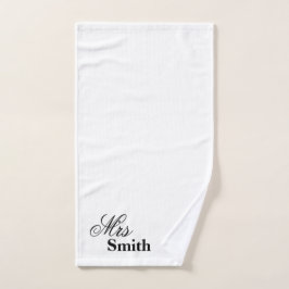 Mme nommée personnalisée Smith White