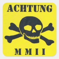 MMII MINEFIELD STICKER