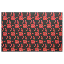 MMIW Red Hand Jewelen Muster Schwarz