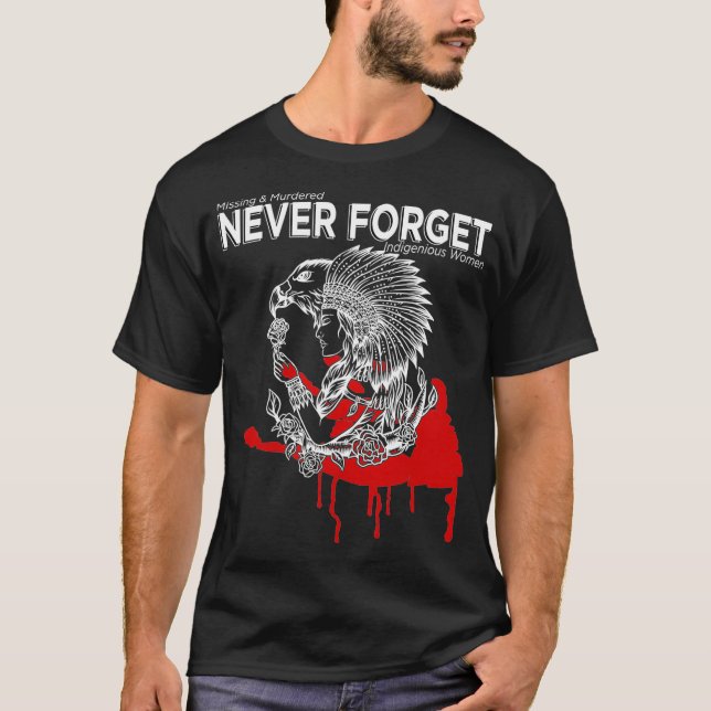 MMIW - Vermisste Unterstützung indigener Frauen T-Shirt (Vorderseite)