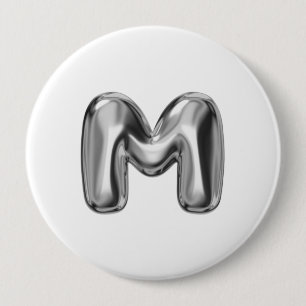 MMM ALPHABET Tapestry Button