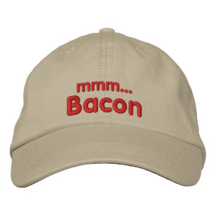 MMM ... Bacon Love Bestickte Baseballkappe