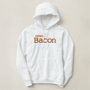 MMM ... Bacon Love Bestickter Hoodie