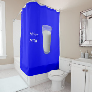 Mmm MILCH Duschvorhang