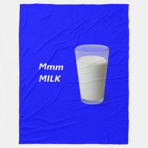 Mmm MILCH Fleecedecke