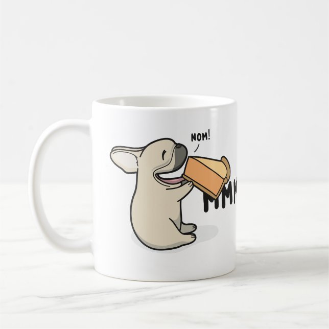 Mmm… Torte Frenchie Kaffeetasse (Links)
