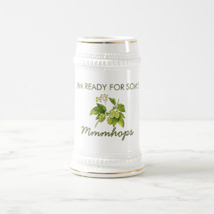 Mmmhops IPA Bier Stein Bierglas