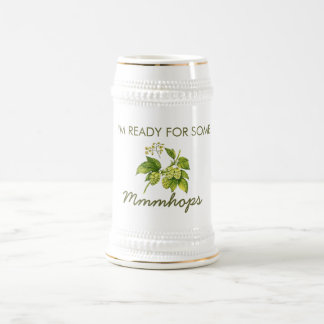 Mmmhops IPA Bier Stein Bierglas