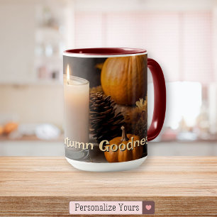 Mmmm Herbstliche Köstlichkeit Personalisierter Her Tasse