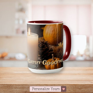 Mmmm Herbstliche Köstlichkeit Personalisierter Her Tasse