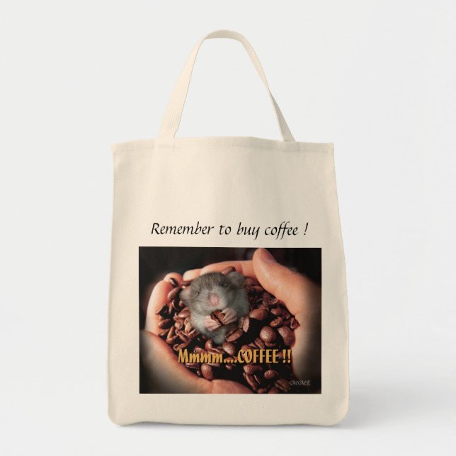 Mmmm….KAFFEE Tasche (Vorne)
