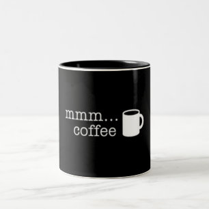 Mmmm… Kaffee Zweifarbige Tasse