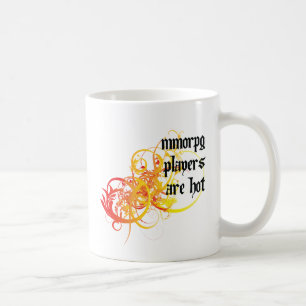 MMORPG Spieler sind heiß Kaffeetasse