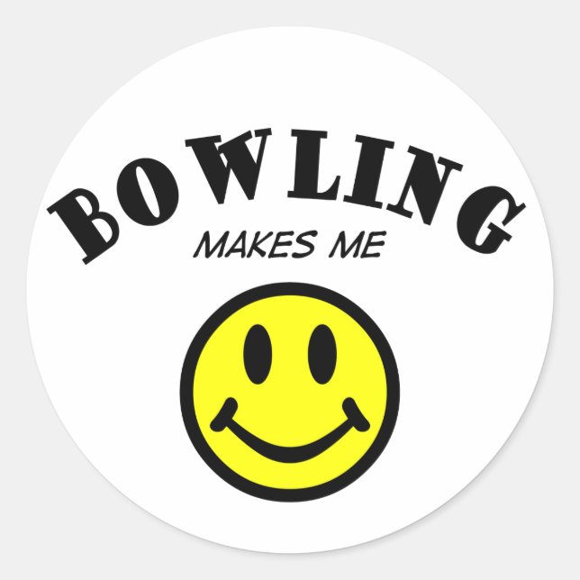 MMS: Bowling Runder Aufkleber (Vorderseite)