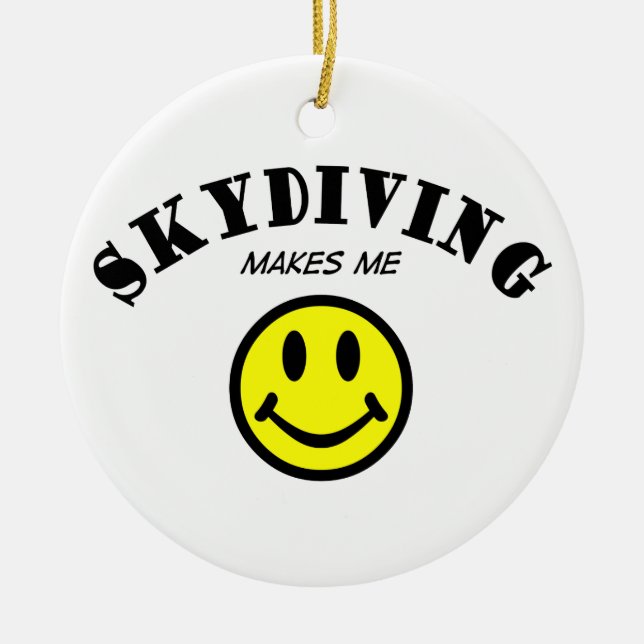 MMS: Skydiving Keramikornament (Vorne)