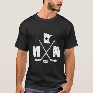 Mn Hockey der Staat von Eishockey T-Shirt