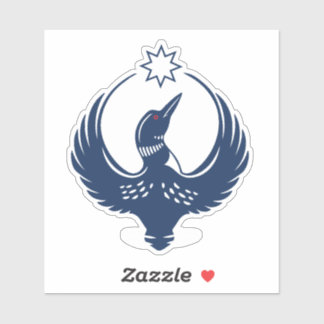 MN Loon Rising Aufkleber