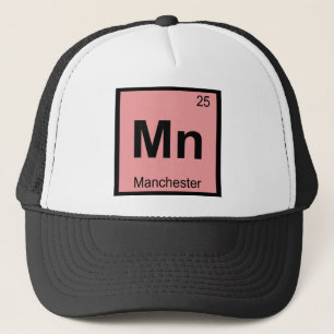Mn - Manchester New Hampshire Chemistry Symbol Truckerkappe