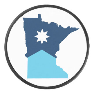 MN north star state Eishockey Puck