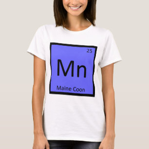 Mn - Regelmäßige Tabelle für die Chemie von MN  T-Shirt