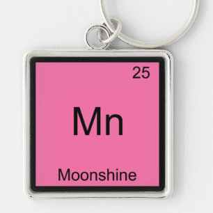Mn - Schwarzbrenner Lustiges Chemie-Element-Symbol Schlüsselanhänger