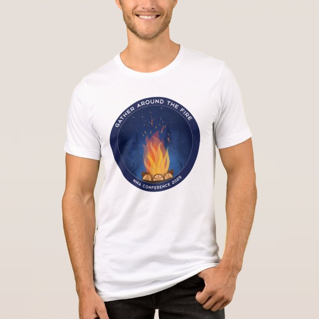 MNA Conference 2025 T-shirt Mens sizing Tri-Blend Shirt (Vorderseite)