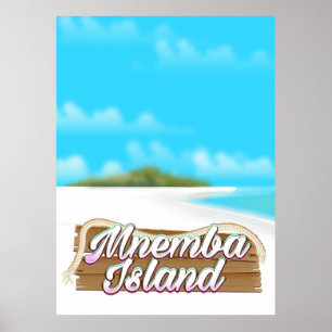 Mnemba Island Reiseplakat Poster