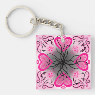 "Mo Limn Twa" sagte die Spinne zum Hirsch Schlüsselanhänger