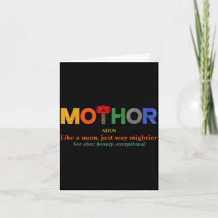 Mo-Thor wie eine Mutter auf viel gewaltigere Weise Karte