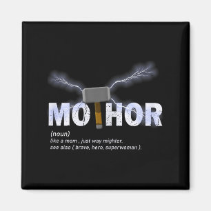 Mo-thor wie Mama auf eine Weise mächtiger lustiger Magnet