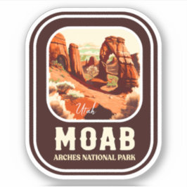 Moab Arches Nationalpark California Aufkleber