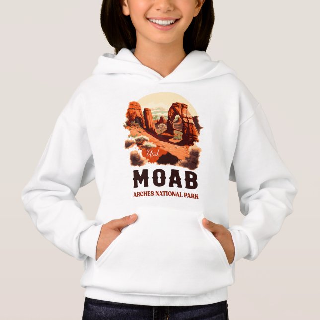 Moab Arches Nationalpark California Hoodie (Vorderseite)
