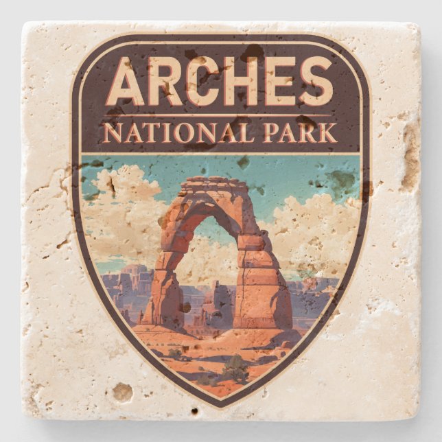 Moab Arches Nationalpark California Steinuntersetzer (Vorderseite)