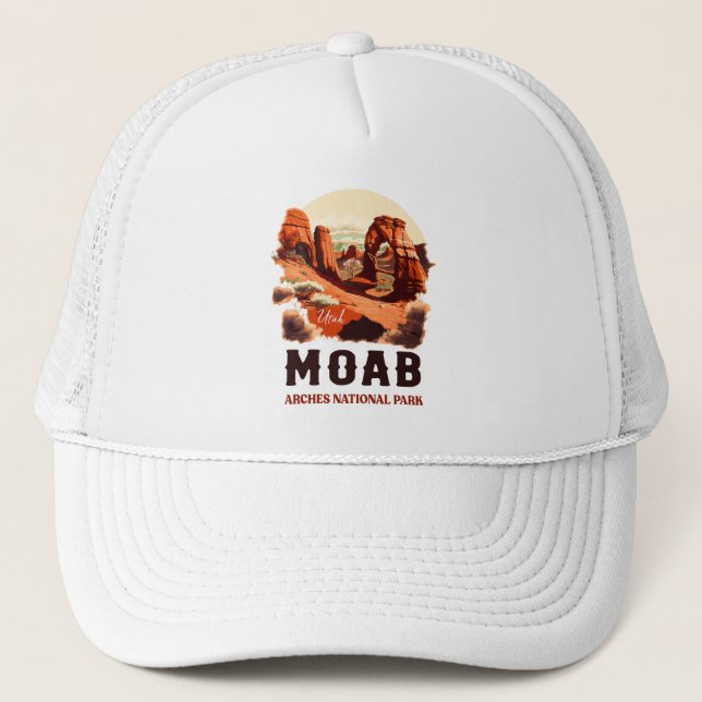 Moab Arches Nationalpark California Truckerkappe (Vorderseite)