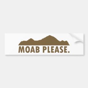 Moab bitte autoaufkleber