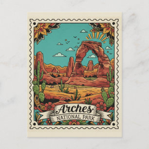 Moab Utah Arches Nationalpark Postkarte